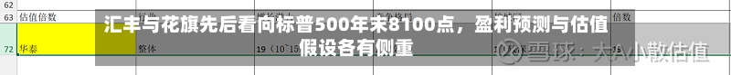 汇丰与花旗先后看向标普500年末8100点，盈利预测与估值假设各有侧重