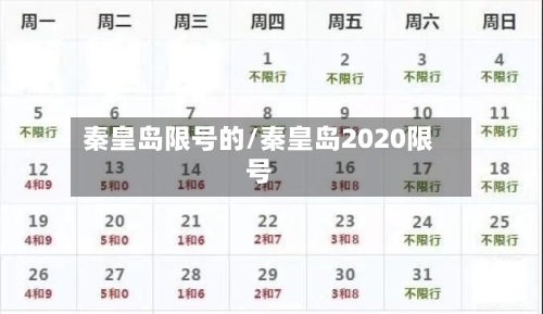 秦皇岛限号的/秦皇岛2020限号