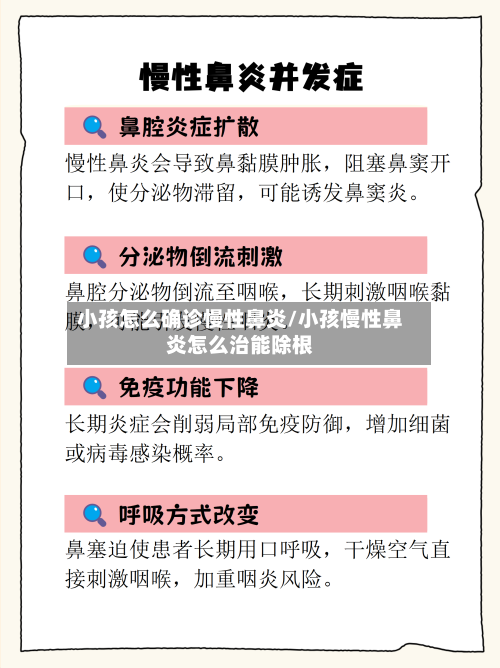 小孩怎么确诊慢性鼻炎/小孩慢性鼻炎怎么治能除根