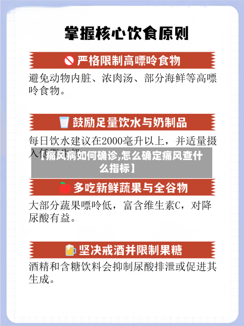 【痛风病如何确诊,怎么确定痛风查什么指标】