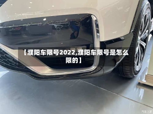 【濮阳车限号2022,濮阳车限号是怎么限的】