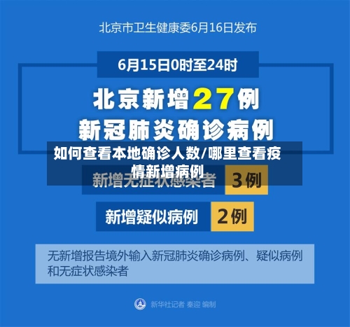 如何查看本地确诊人数/哪里查看疫情新增病例