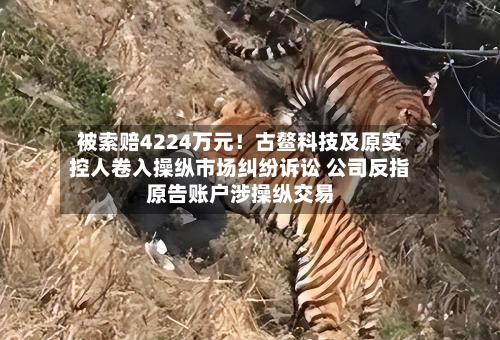 被索赔4224万元!古鳌科技及原实控人卷入操纵市场纠纷诉讼 公司反指原告账户涉操纵交易-第1张图片