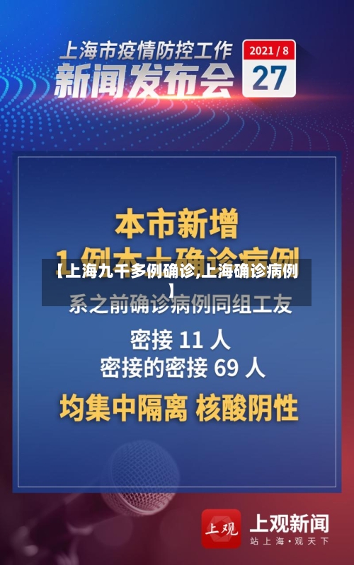 【上海九千多例确诊,上海确诊病例】