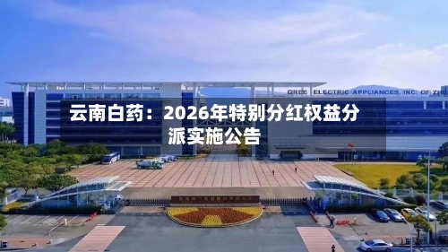 云南白药:2026年特别分红权益分派实施公告