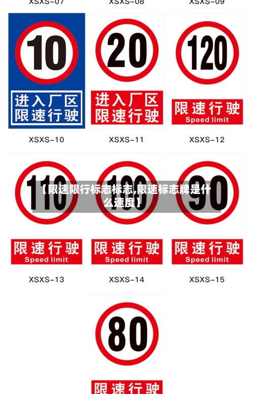 【限速限行标志标志,限速标志牌是什么速度】