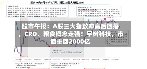 股市午报:A股三大指数冲高后回落,CRO、粮食概念走强!宇树科技,市值重回2000亿