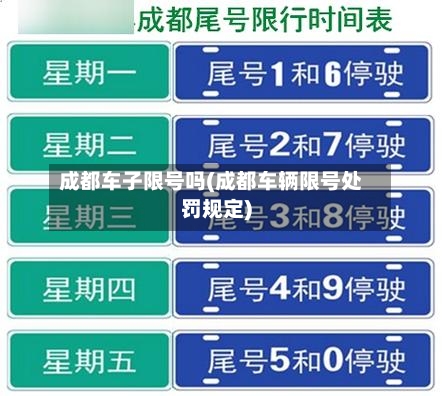 成都车子限号吗(成都车辆限号处罚规定)