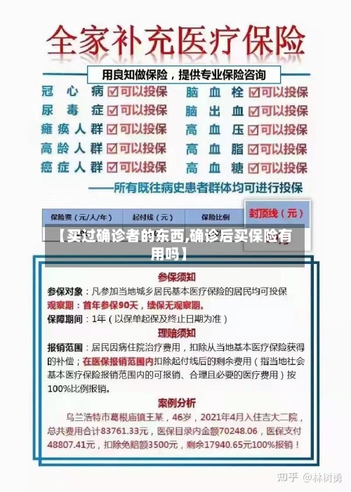 【买过确诊者的东西,确诊后买保险有用吗】