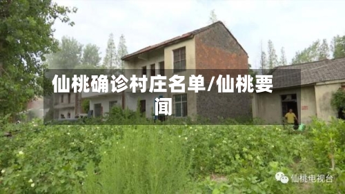 仙桃确诊村庄名单/仙桃要闻