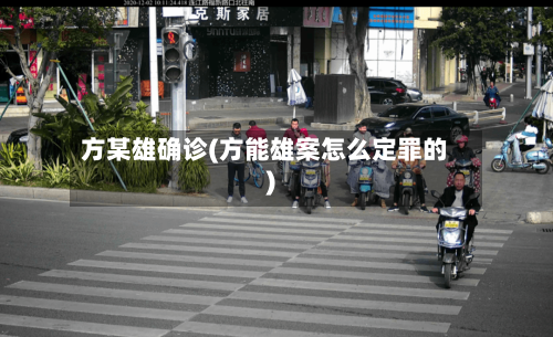 方某雄确诊(方能雄案怎么定罪的)