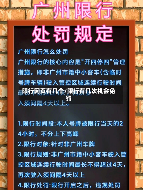 限行网页有几个/限行有几次机会免罚