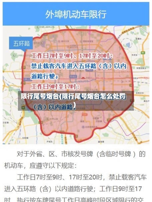 限行尾号烟台(限行尾号烟台怎么处罚)
