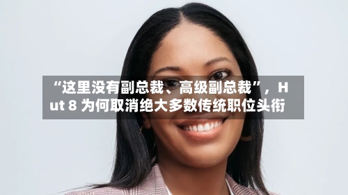 “这里没有副总裁、高级副总裁”，Hut 8 为何取消绝大多数传统职位头衔