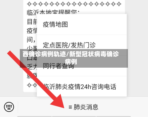 西确诊病例轨迹/新型冠状病毒确诊病例
